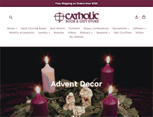 Tablet Screenshot of catholicbookandgifts.com
